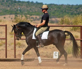 Serr Kazmeen with Alan Weber up near Prescott Arizona