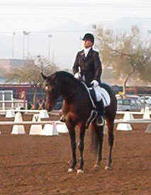 Ahmed Fabo at the 2003 Scottsdale All Arabian show  -  Diana Johnson photo