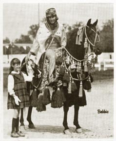 Fa-Rousse in one of his many show photos.  From Arabian Horse World - March 1969, page 27.